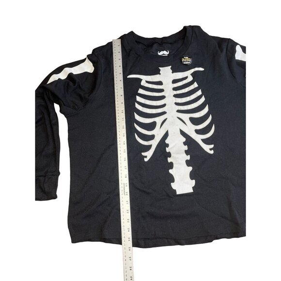 Women's Skeleton Pajama Set - Black & White Halloween Themed Long Sleeve Size 2X - Picture 9 of 12
